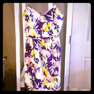 J. Crew Factory Fit and Flare Floral Dress
